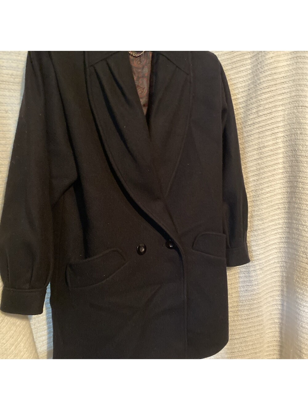 Vintage DONNYBROOK WOOL COAT MADE IN UKRAINE WOMEN SIZE 12